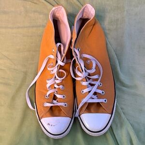 Converse - 2000s Gold/Orangs/Tan-ish High Tops